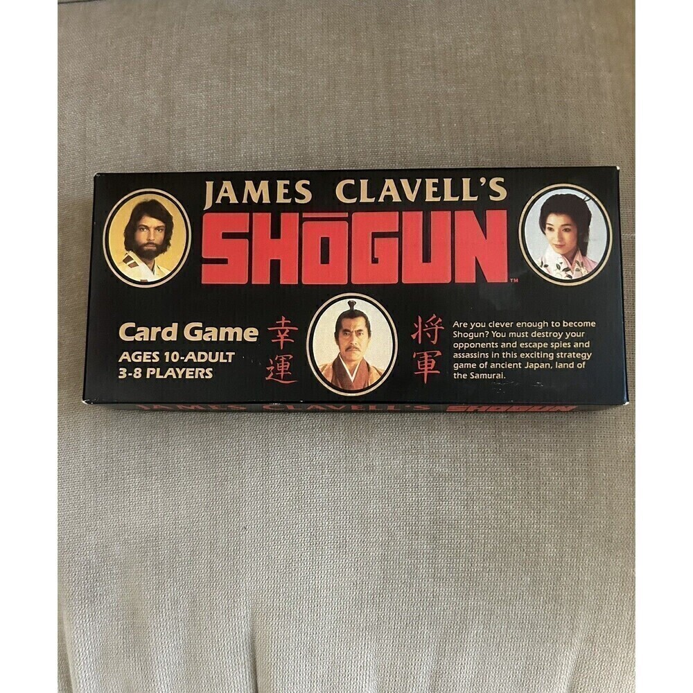 James Clavell’s SHoGUN Card Game Vintage 1983